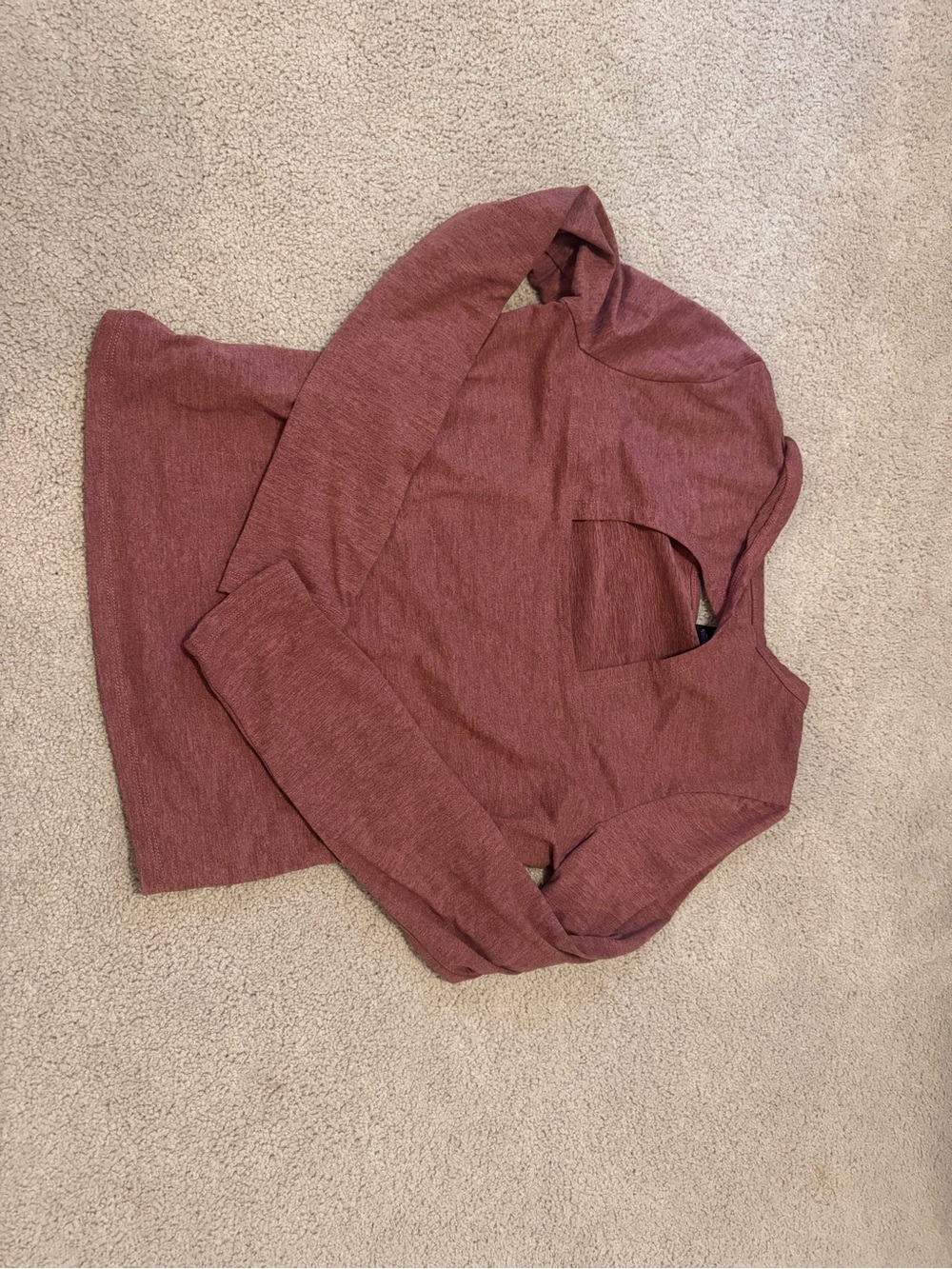 Zobha Crewneck Long Sleeve in Mauve
